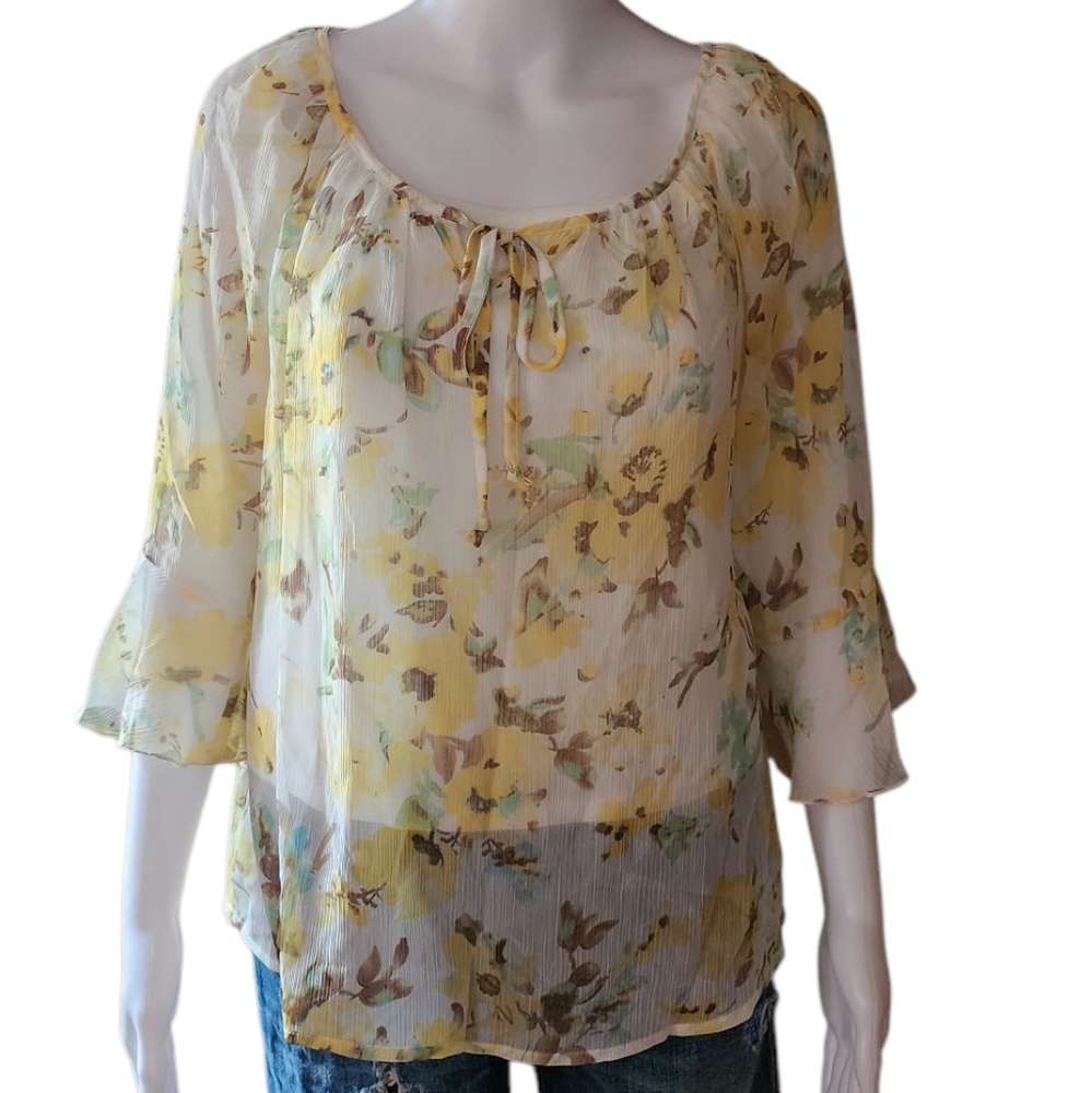 Y2K ALYX Floral Print Blouse